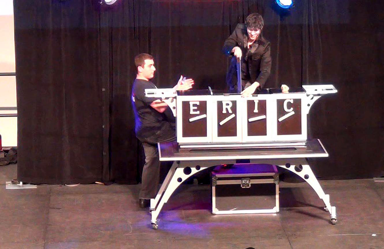performing arts center hotels resorts magic show illusionist magician Eric Wilzig NYC New York